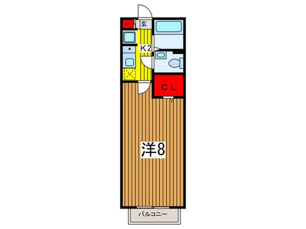 カーサソレアードの物件間取画像